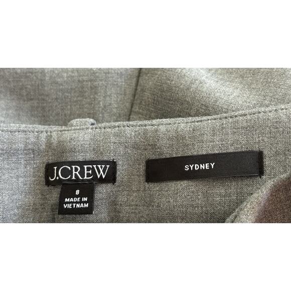 J Crew Women’s Pants Gray Sz 8 Sydney Style Professional Work Career Wear - Picture 6 of 6